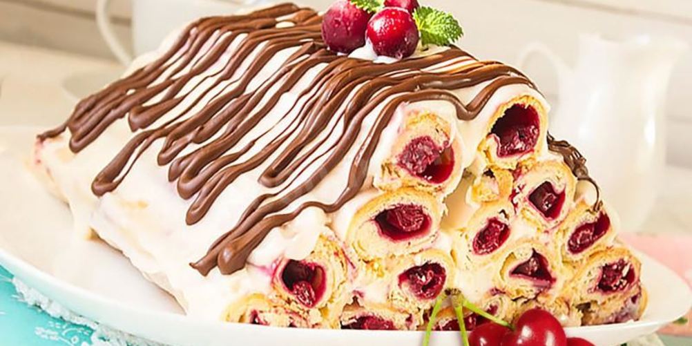 Рецепт торт монастырская изба с вишней и шоколадом