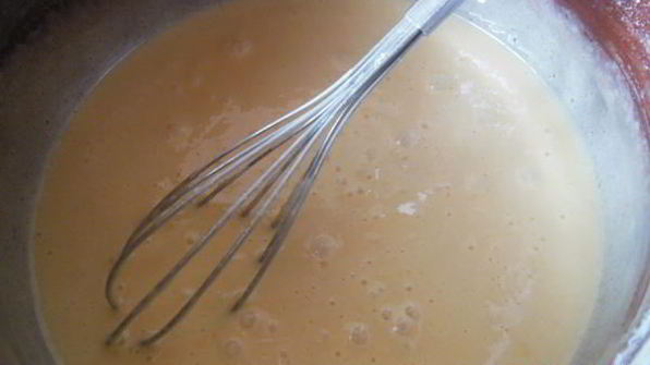 торт наполеон с коржами на сметане