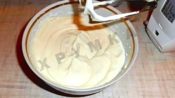 торт негр в пене