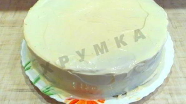 торт негр в пене