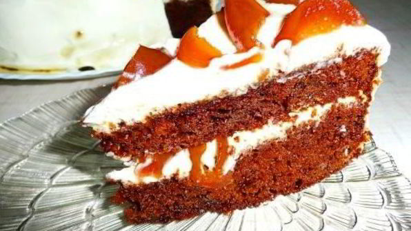 торт негр в пене