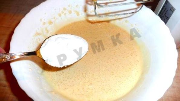 торт негр в пене