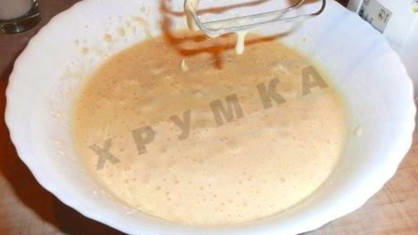 торт негр в пене