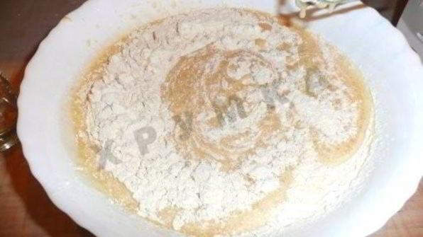 торт негр в пене