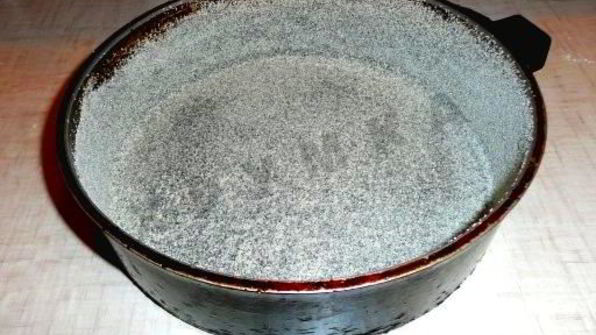 торт негр в пене