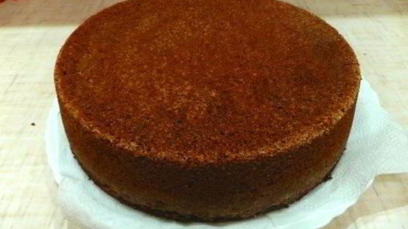 торт негр в пене