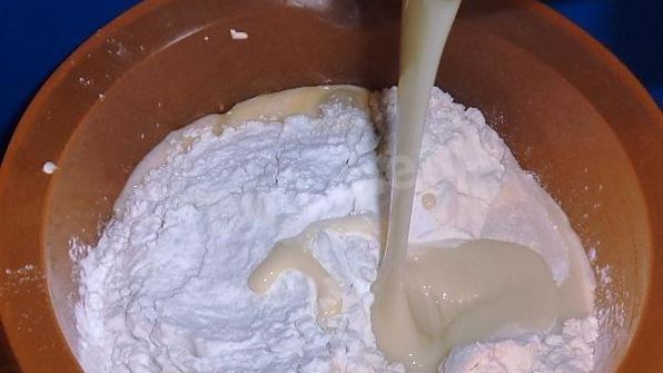 торт полено со сгущенкой