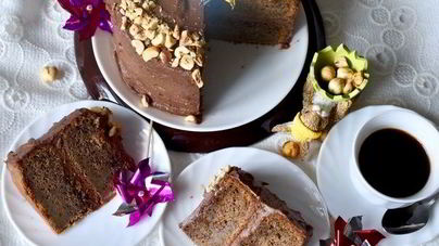 Торт с фундуком и шоколадно-ореховым кремом Пробуждение