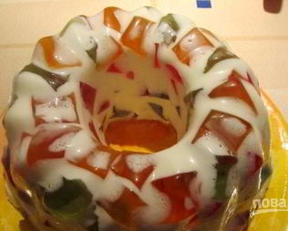 Торт Самоцветы в снегу