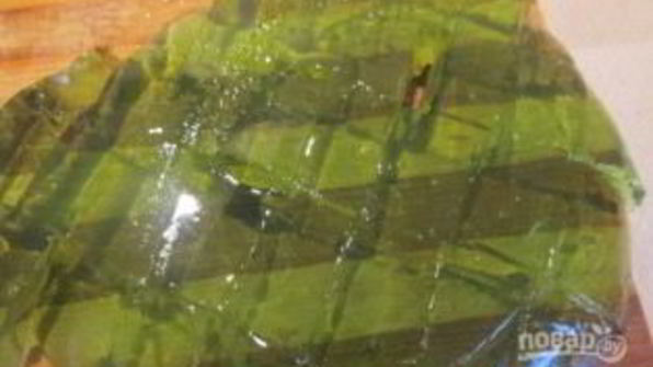 торт самоцветы в снегу