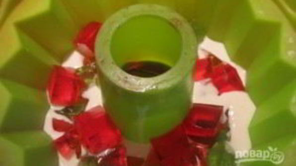 торт самоцветы в снегу