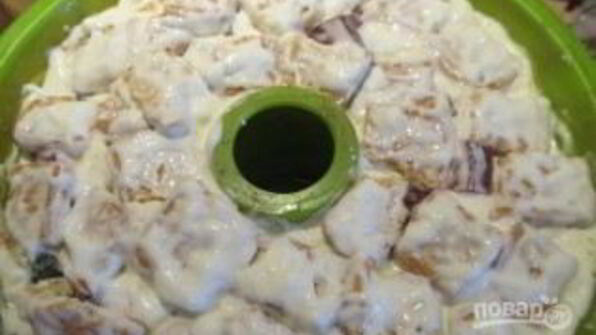 торт самоцветы в снегу