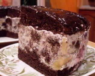 Торт шоколадный Африканская ромашка