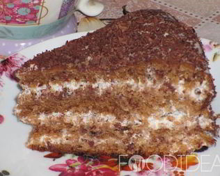 Торт Трухлявый пень с вареньем