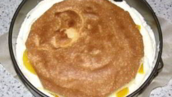 торт творожный