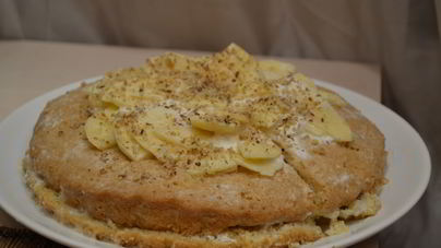 Торт-желе на основе сладкого коржа