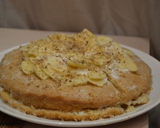 Торт-желе на основе сладкого коржа