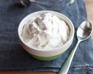 Взбитые сливки для торта