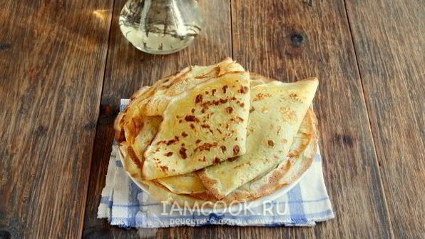 закусочный блинный торт