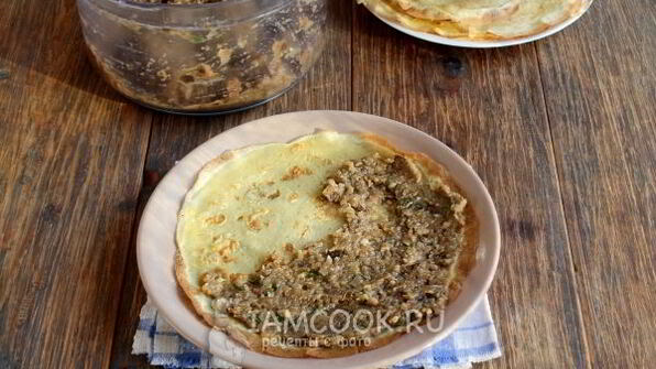 закусочный блинный торт