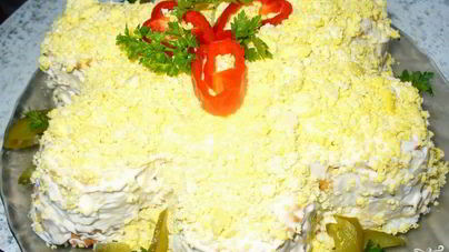 Закусочный торт из крекеров