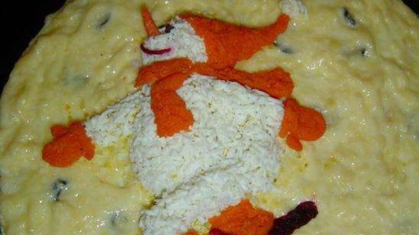 закусочный торт на новый год