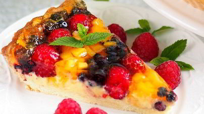 Желейный торт Фруктовый Новый год