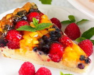 Желейный торт Фруктовый Новый год