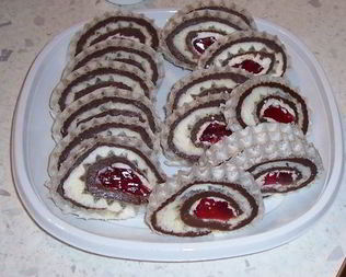 Вафельный рулет