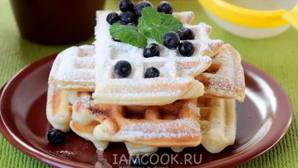 Бельгийские вафли