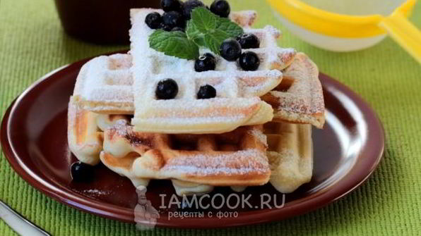 бельгийские вафли