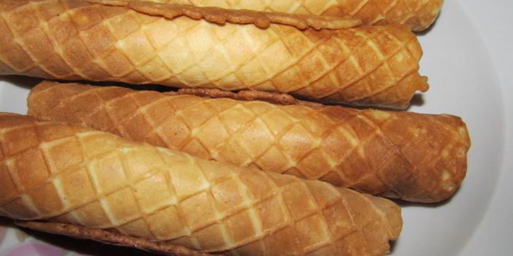 Рецепт вафельные трубочки