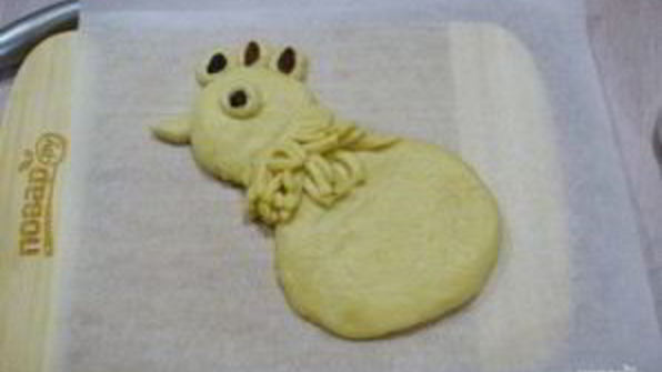 выпечка в виде петуха