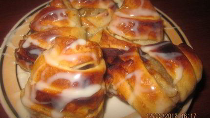 Яблочные рулетики