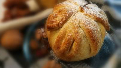 Яблоки в тесте с сюрпризом