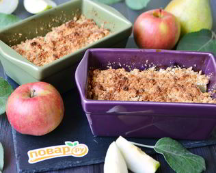 Запеканка с яблоками