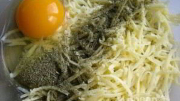 картофельная запеканка из тертого картофеля