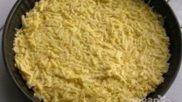 картофельная запеканка из тертого картофеля