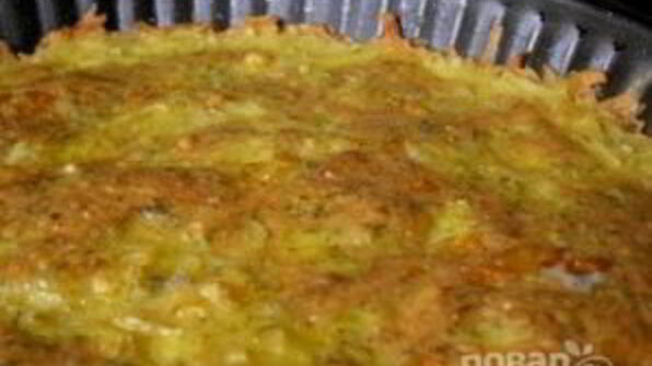 картофельная запеканка из тертого картофеля