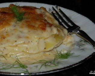 Картофельная запеканка с фенхелем