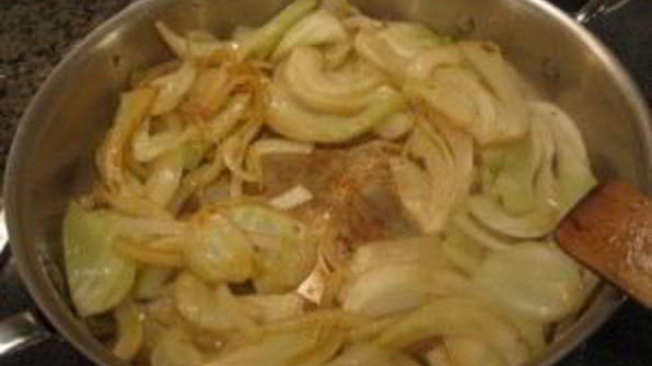 картофельная запеканка с фенхелем