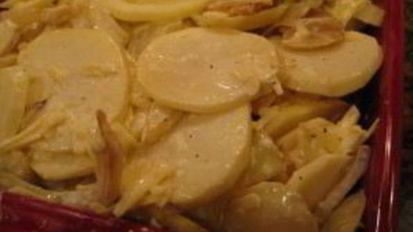 картофельная запеканка с фенхелем