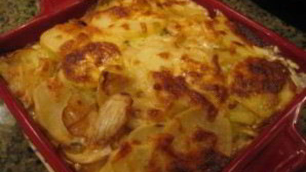 картофельная запеканка с фенхелем