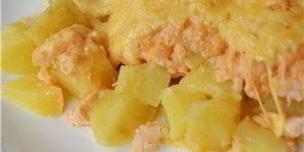 Рецепт картофельная запеканка с креветками