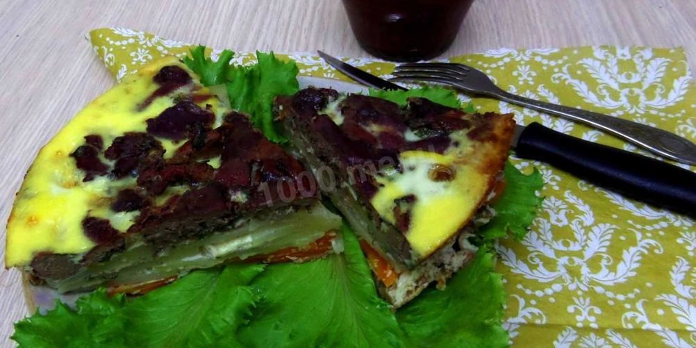 Рецепт картофельная запеканка с куриной печенью