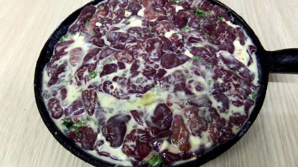 картофельная запеканка с куриной печенью