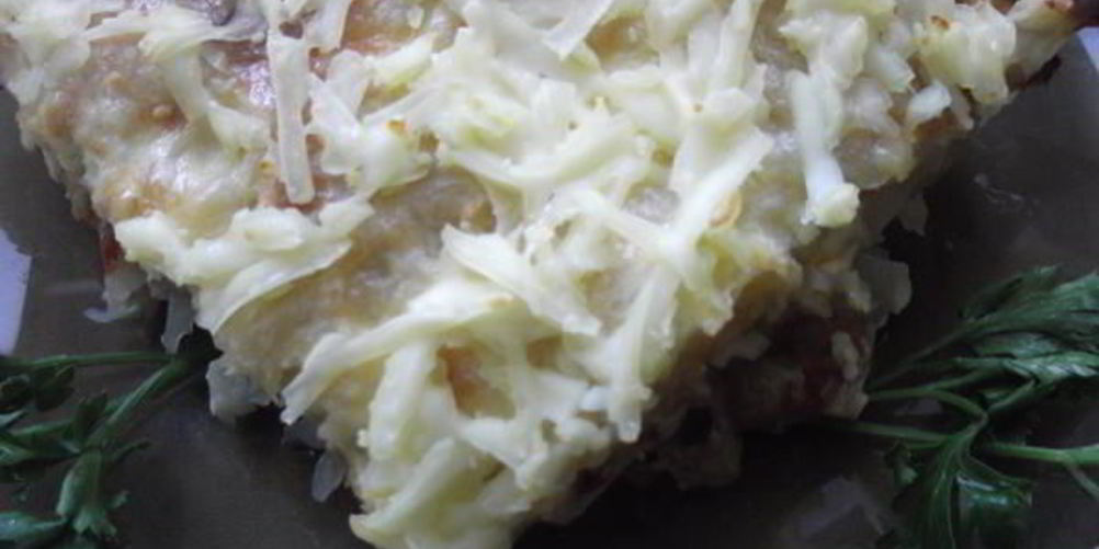 Рецепт картофельная запеканка с шампиньонами