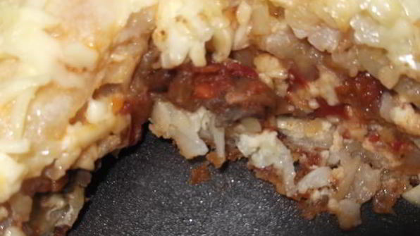 картофельная запеканка с шампиньонами