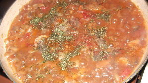 картофельная запеканка с шампиньонами