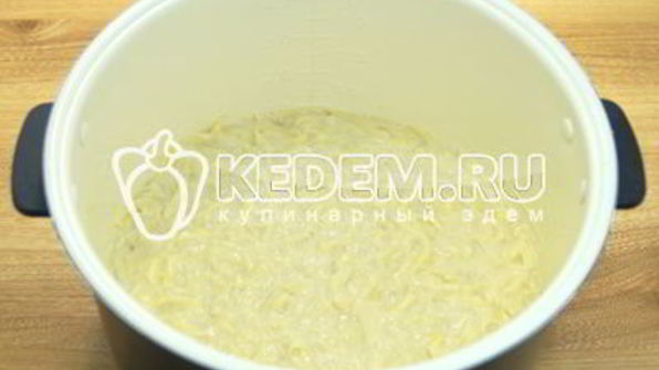 картофельная запеканка с сыром в мультиварке